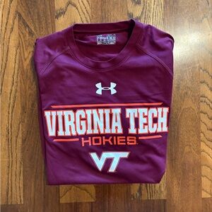 Under Armour Burgundy Virginia Tech Tee